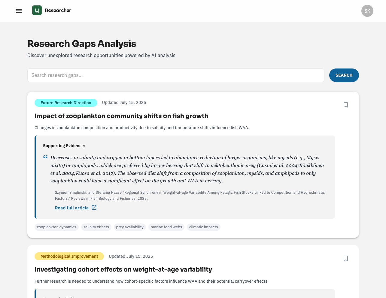 Yubetsu Researcher - AI Scientific Discovery Tool | Firsto