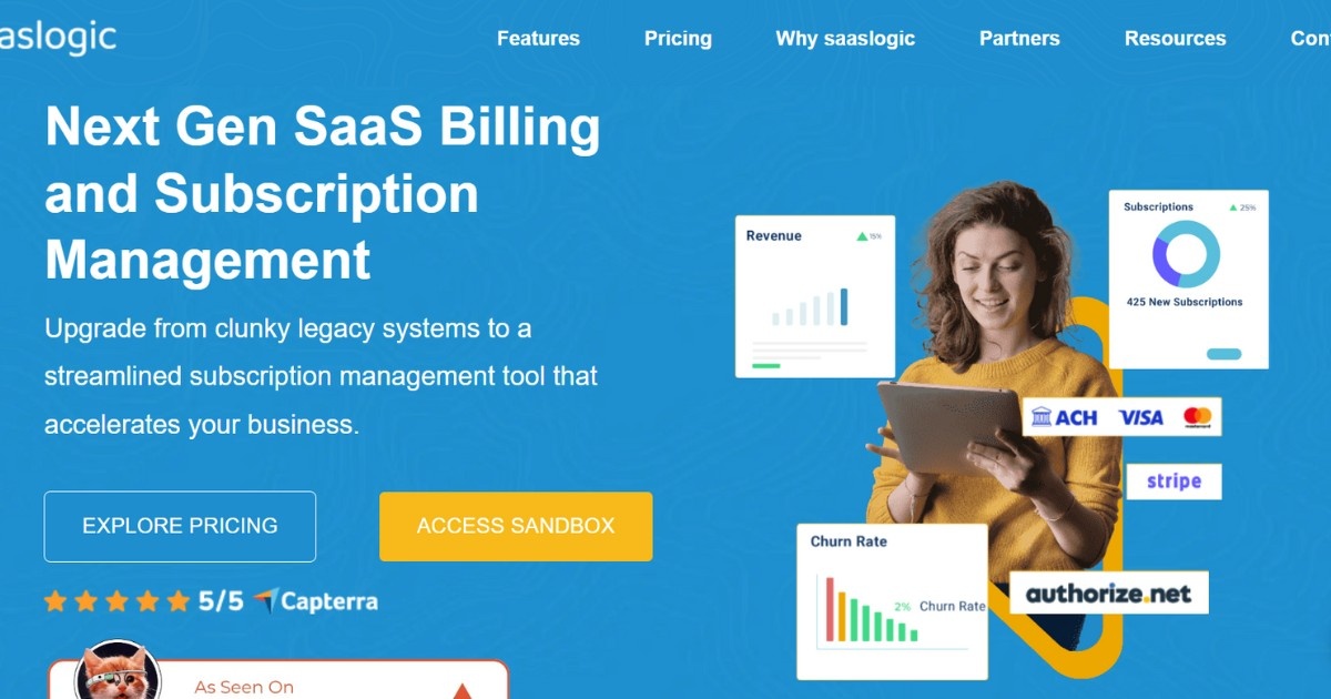 Saaslogic - Subscription Management Software for SaaS | Firsto