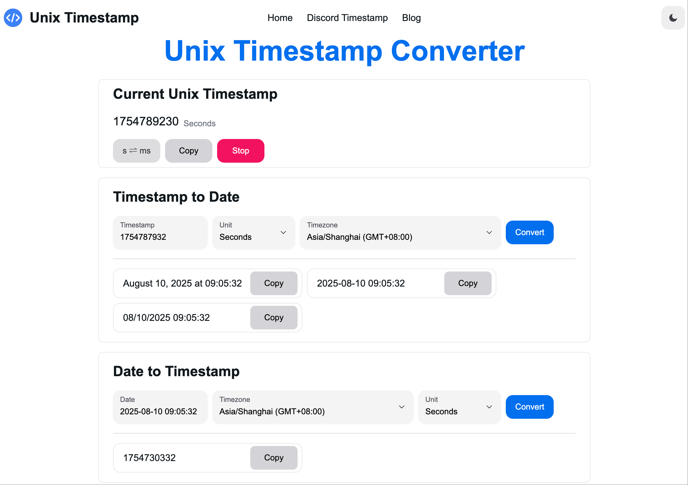 Unix Timestamp Converter Cover Image