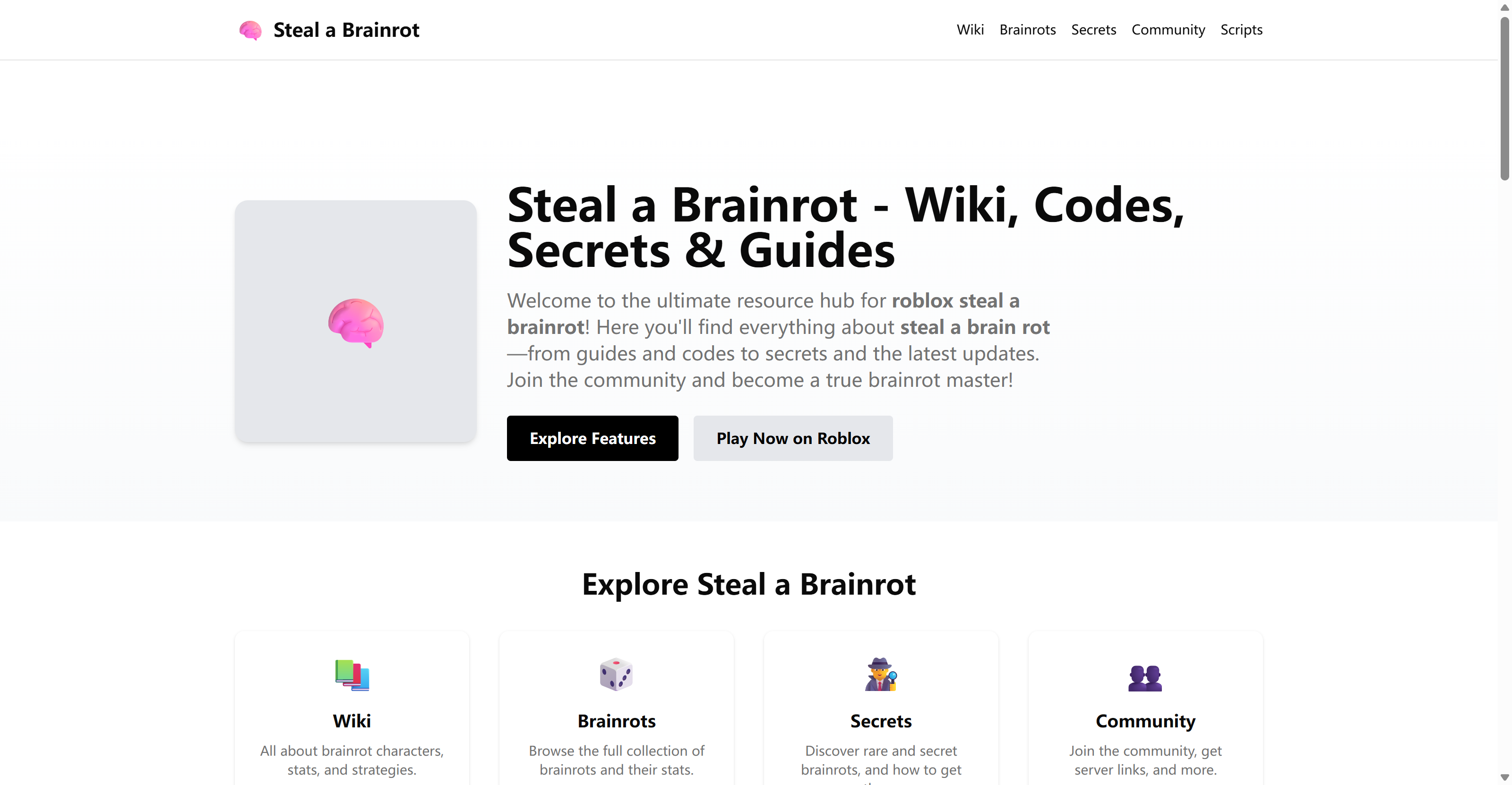 Steal a Brainrot Cover Image