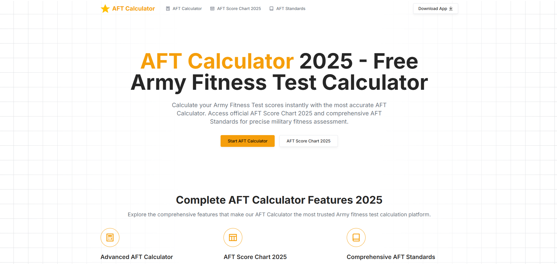 AFT Calculator - Army Fitness Test Score Calculator | Firsto